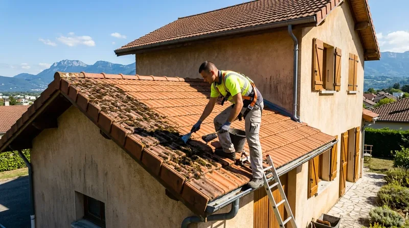 Nettoyage & Démoussage de Toiture Chambéry