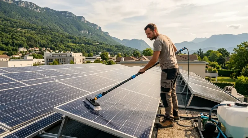 Nettoyage Panneaux Solaires Chambéry